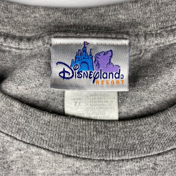 Disneyland Resort Men's 2XL Tee Shirt Grey, Mickey Surfing Beach Wagon - Picture 4 of 7